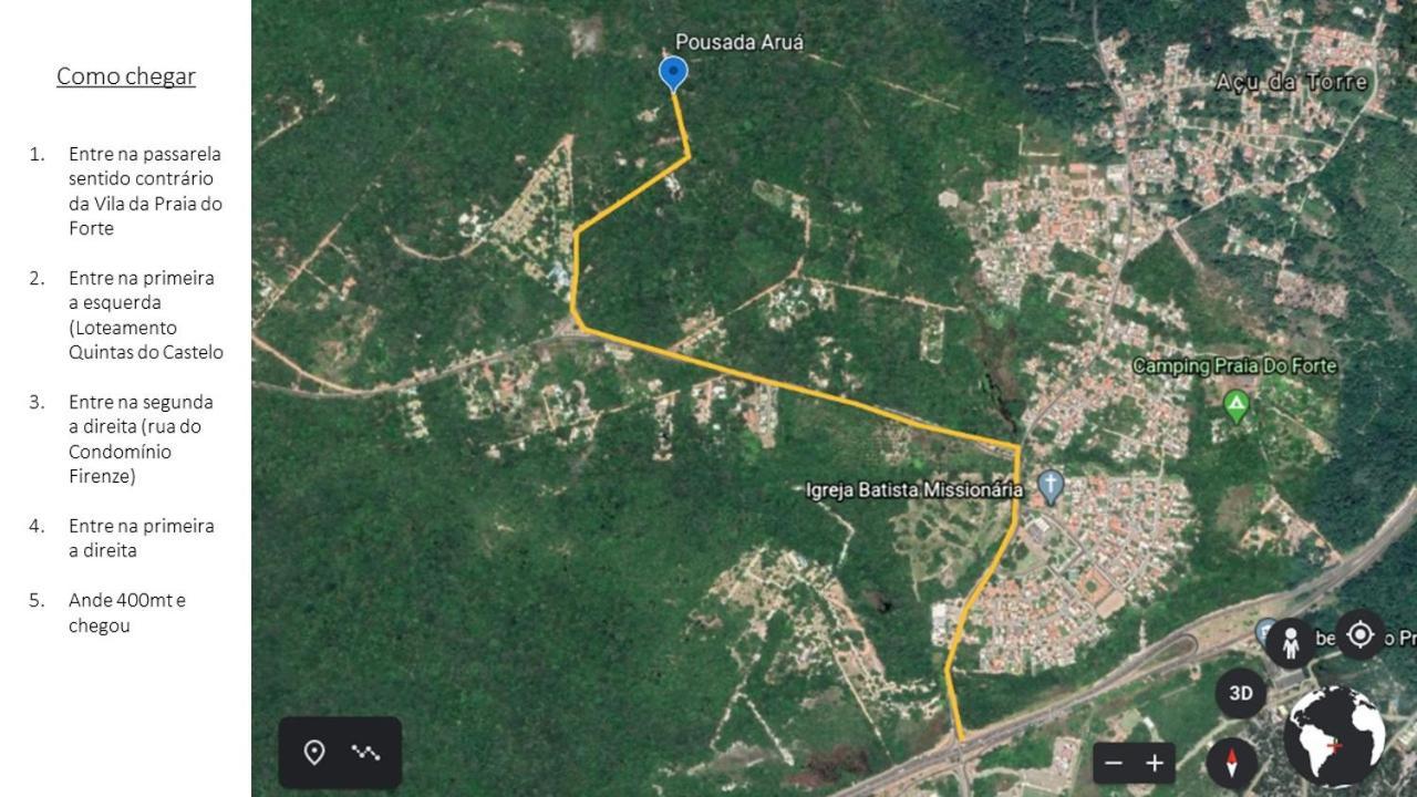 Arua Observacao De Vida Silvestre Praia do Forte Eksteriør bilde